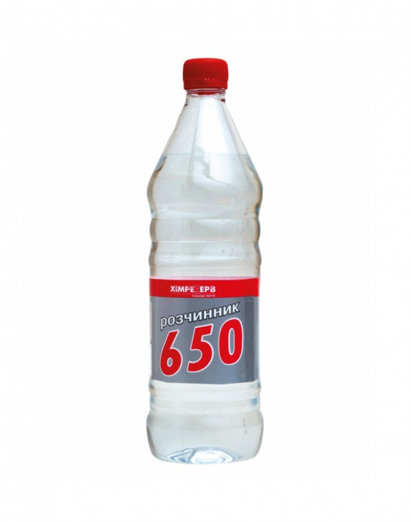 Розчинник 650 ТМ Хімрезерв (0,35кг) (тара: 0,5л; пет)